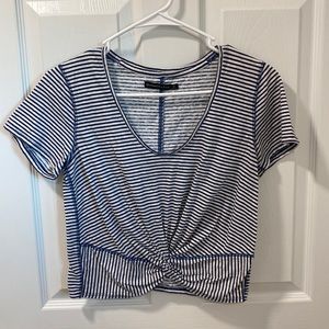 Twist Front Crop Top